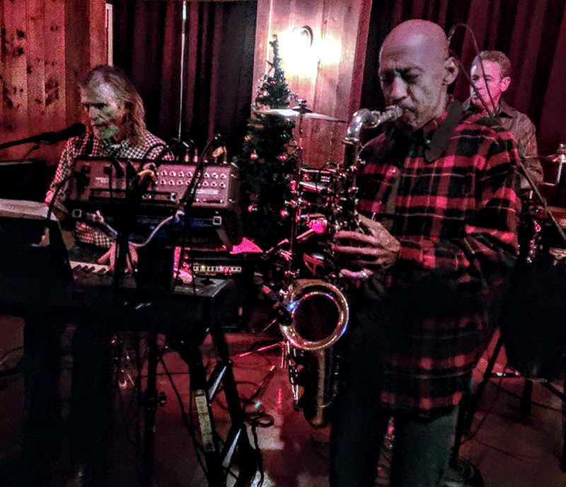 Sax in the red plaid